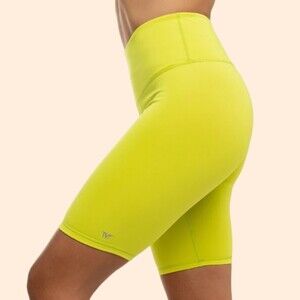 IVL Collective Neon Lime Biker Shorts